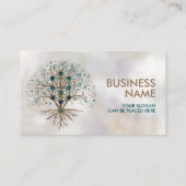 Kabbalah The Tree of Life Marble and Gold Visitekaartje (Achterkant)