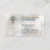 Kabbalah The Tree of Life Marble and Gold Visitekaartje (Voorkant)