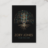 Kabbalah The Tree of Life Marble and Gold Visitekaartje (Voorkant)