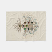 Kabbalah The Tree of Life on canvas Fleece Deken (Voorkant (Horizontaal))