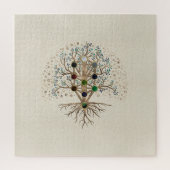 Kabbalah The Tree of Life on canvas Legpuzzel (Verticaal)