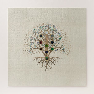 Kabbalah The Tree of Life on canvas Legpuzzel