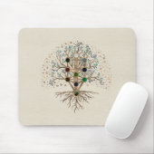 Kabbalah The Tree of Life on canvas Muismat (Met muis)