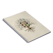 Kabbalah The Tree of Life on canvas Notitieboek (Rechterzijde)