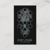 Kabbalah The Tree of Life Ornament Visitekaartje (Voorkant)