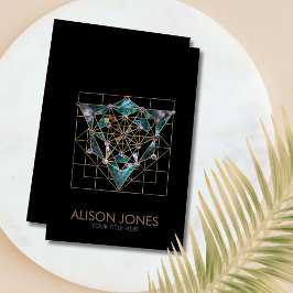 Kabbalah The Tree of Life Ornament Visitekaartje