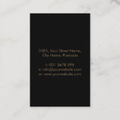 Kabbalah The Tree of Life Ornament Visitekaartje (Achterkant)