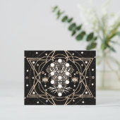 Kabbalah The Tree of Life Sacred Geometry Ornament Briefkaart (Staand voorkant)
