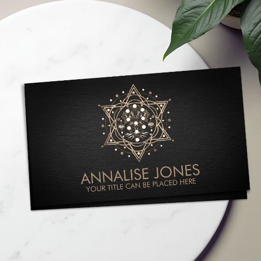 Kabbalah The Tree of Life Sacred Geometry Ornament Visitekaartje