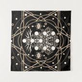Kabbalah The Tree of Life Sacred Geometry Ornament Wandkleed (Voorkant (horizontaal))