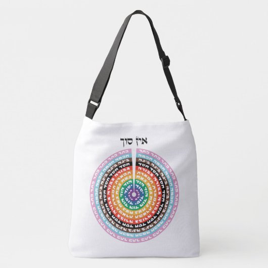 Kabbalistische creatie - Hebreeuws Queer Sefirot Crossbody Tas (Achterkant)