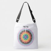 Kabbalistische creatie - Hebreeuws Queer Sefirot Crossbody Tas (Voorkant)