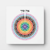 Kabbalistische creatie - Hebreeuws Queer Sefirot Fotoplaat (Voorkant)