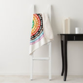 Kabbalistische creatie - Hebreeuws Queer Sefirot Sherpa Deken (In situ)