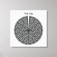 Kabbalistische Creatie Hebreeuwse monochromatische