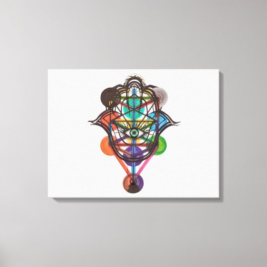 Kabbalistische levensboom canvas afdruk (Voorkant)