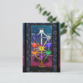 Kabbalistische Levensboom Tarot Tool | Briefkaart (Staand voorkant)