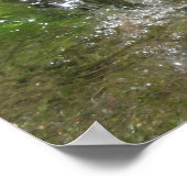 Kabbeldende Waterval Borrelend Water Print (Hoek)