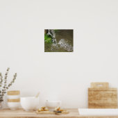 Kabbeldende Waterval Borrelend Water Print (Keuken)