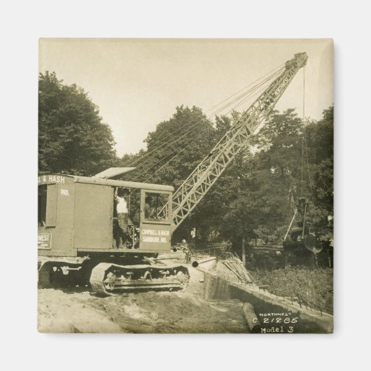 KABEL VAN DE KABEL VAN DE KRANE VAN HET noordweste Magneet (Voorkant)