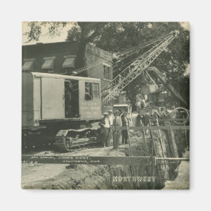 KABEL VAN DE KOPER VAN HET KRANTOOR VAN HET noordw Magneet