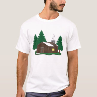 Kabel van het stamhout in de Bossen T-shirt