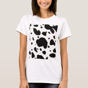 Kabelafdrukken T-shirt