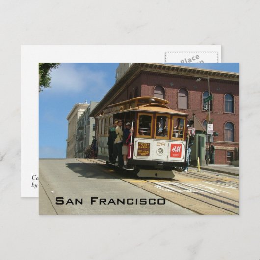 Kabelauto Briefkaart (Voorkant / Achterkant)