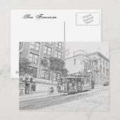 Kabelauto Briefkaart (Voorkant / Achterkant)