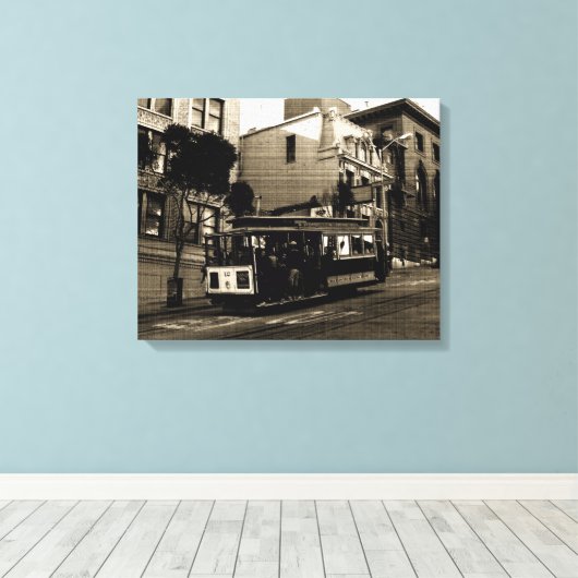 Kabelauto Canvas Afdruk (Insitu (Houten vloer))