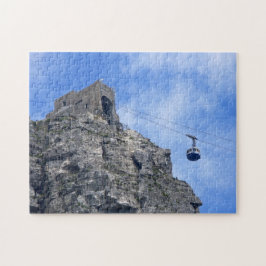 Kabelauto Kaapstad Zuid-Afrika. Legpuzzel