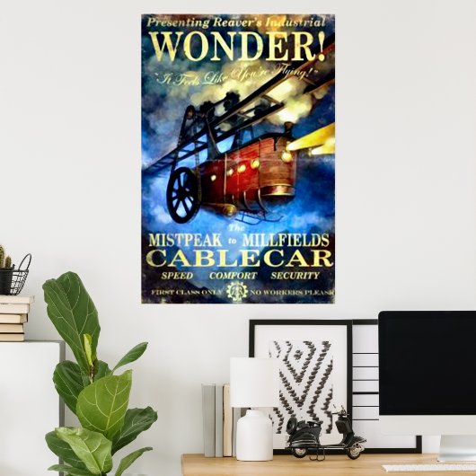 kabelauto poster (Thuiskantoor)