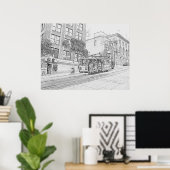 Kabelauto Poster (Thuiskantoor)