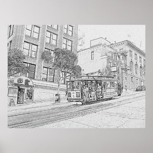 Kabelauto Poster (Voorkant)