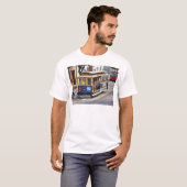 Kabelauto's in San Francisco T-shirt (Voorkant volledig)