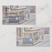 Kabelauto's in San Francisco Visitekaartje (Voorkant / Achterkant)