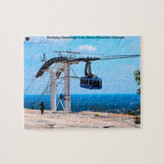 Kabelbaan Stone Mountain Georgia Legpuzzel (Horizontaal)