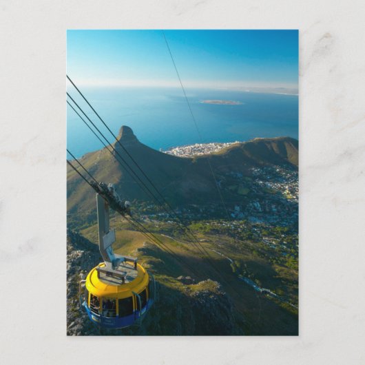 Kabelbaan van de Tafelberg, Kaapstad Briefkaart (Voorkant)