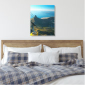 Kabelbaan van de Tafelberg, Kaapstad Canvas Afdruk (Insitu (Slaapkamer))