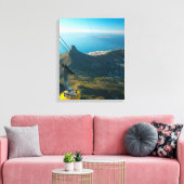 Kabelbaan van de Tafelberg, Kaapstad Canvas Afdruk (Insitu (Woonkamer))