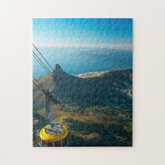 Kabelbaan van de Tafelberg, Kaapstad Legpuzzel (Verticaal)