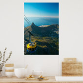 Kabelbaan van de Tafelberg, Kaapstad Poster (Keuken)