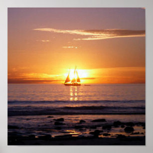 Kabelband zon poster