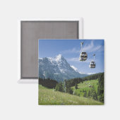 Kabelbanen in de buurt van de Jungfrau Magneet (Voorkant / Achterkant)