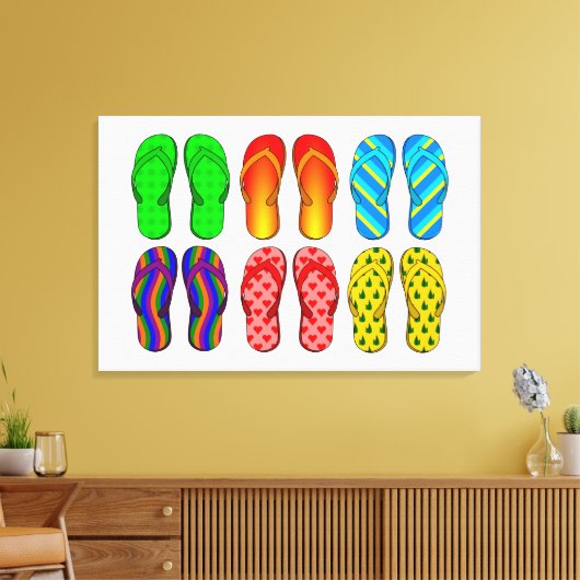 Kabeldoek met vlottervorm canvas afdruk (Insitu (Woonkamer))