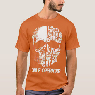 kabelexploitant t-shirt