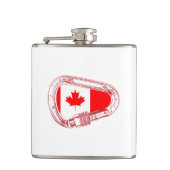 Kabelfles met Canada vlag Heupfles (Voorkant)