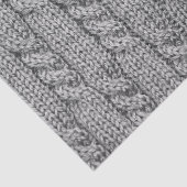 Kabelgebreide trui tissuepapier (Detail)