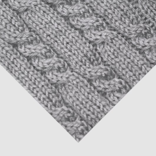 Kabelgebreide trui tissuepapier (Detail)