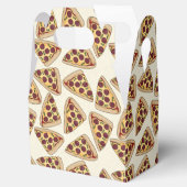 Kabelhokje voor pizzafeestjes bedankdoosjes (Geopend)